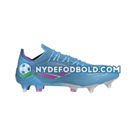 Lyserød Blå Hvid Fodboldstøvler Adidas X SPEEDFLOW.1 SG Sapphire Edge