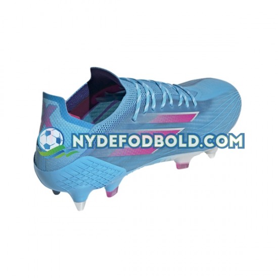 Lyserød Blå Hvid Fodboldstøvler Adidas X SPEEDFLOW.1 SG Sapphire Edge