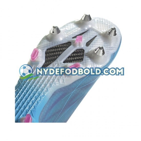Lyserød Blå Hvid Fodboldstøvler Adidas X SPEEDFLOW.1 SG Sapphire Edge