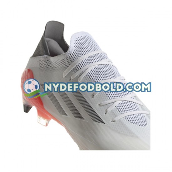 Rød Grå Hvid Fodboldstøvler Adidas X SPEEDFLOW.1 SG Spark