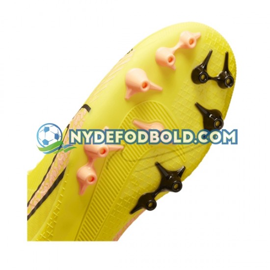 Lyserød Gul Fodboldstøvler Nike Air Zoom Mercurial Superfly IX Academy AG AG Lucent