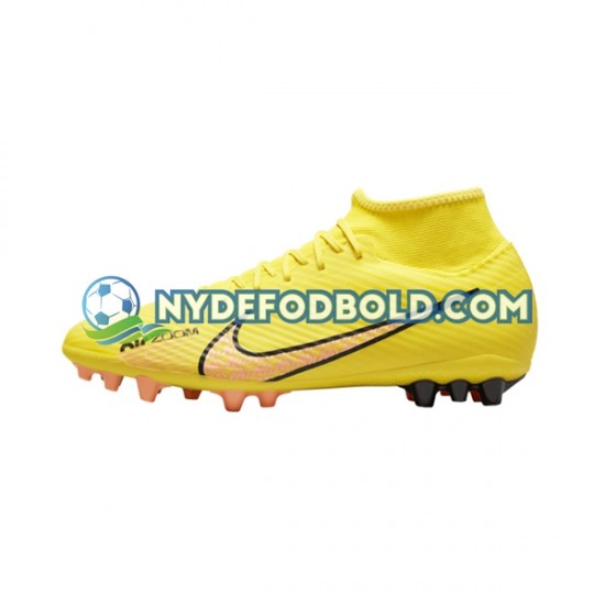 Lyserød Gul Fodboldstøvler Nike Air Zoom Mercurial Superfly IX Academy AG AG Lucent