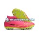 Lyserød Grøn Fodboldstøvler Nike Air Zoom Mercurial Superfly IX Academy AG