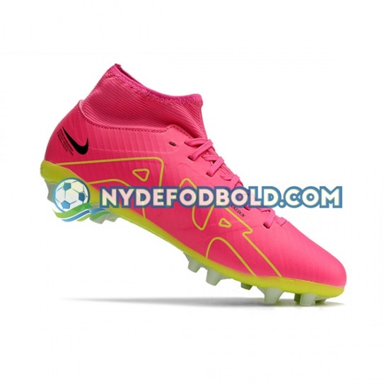 Lyserød Grøn Fodboldstøvler Nike Air Zoom Mercurial Superfly IX Academy AG