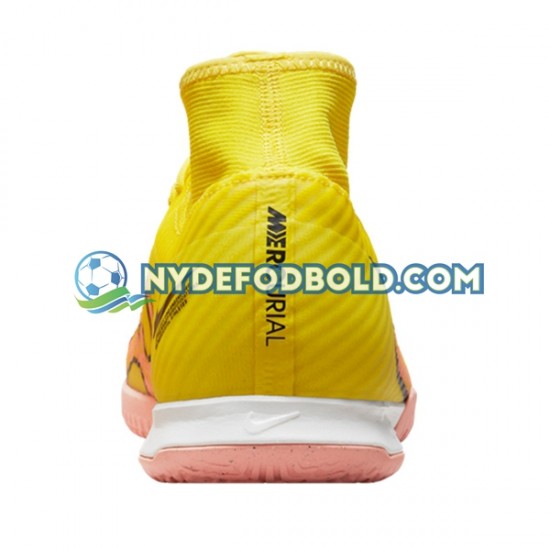 Lyserød Gul Fodboldstøvler Nike Air Zoom Mercurial Superfly IX Academy IC Halle Lucent
