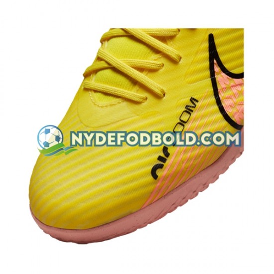 Lyserød Gul Fodboldstøvler Nike Air Zoom Mercurial Superfly IX Academy IC Halle Lucent