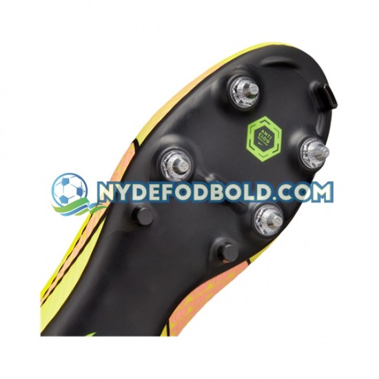 Lyserød Gul Fodboldstøvler Nike Air Zoom Mercurial Superfly IX Academy SG Pro Lucent AC