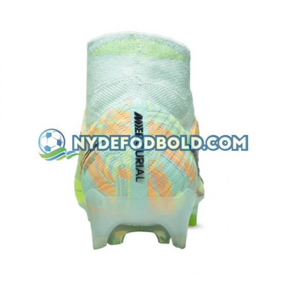 Blå Grøn Fodboldstøvler Nike Air Zoom Mercurial Superfly IX Bonded Elite FG