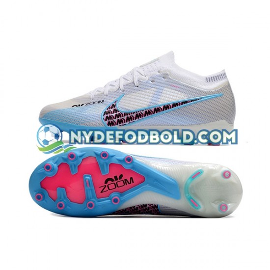 Blå Hvid Fodboldstøvler Nike Air Zoom Mercurial Superfly IX Elite AG