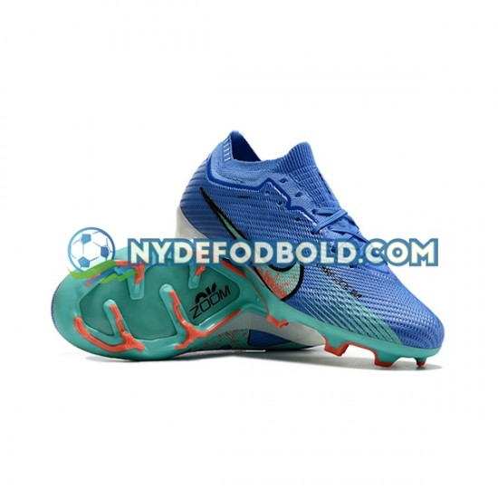 Blå Grøn Fodboldstøvler Nike Air Zoom Mercurial Superfly IX Elite FG