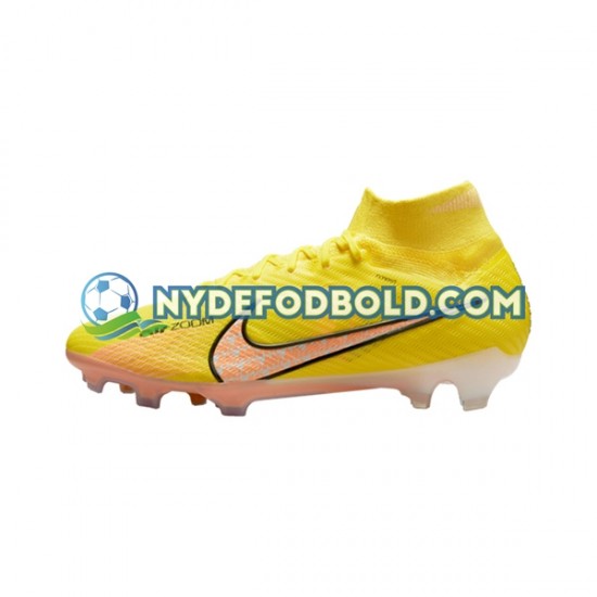 Lyserød Gul Fodboldstøvler Nike Air Zoom Mercurial Superfly IX Elite FG Lucent