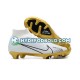 Guld Hvid Fodboldstøvler Nike Air Zoom Mercurial Superfly IX Elite FG