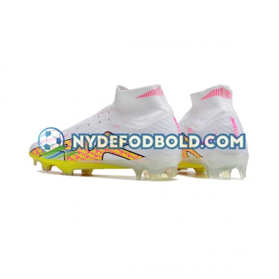 Lyserød Gul Hvid Fodboldstøvler Nike Air Zoom Mercurial Superfly IX Elite FG