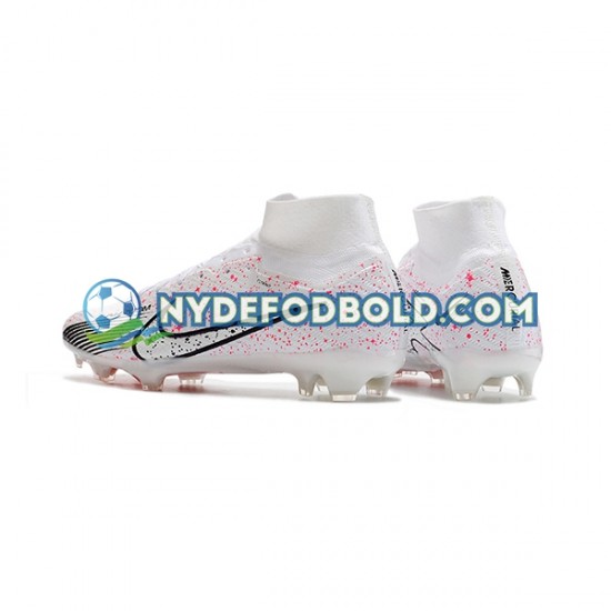 Rød Hvid Sort Fodboldstøvler Nike Air Zoom Mercurial Superfly IX Elite FG