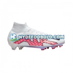 Rød Hvid Fodboldstøvler Nike Air Zoom Mercurial Superfly IX Elite FG