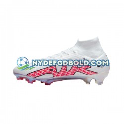 Rød Hvid Fodboldstøvler Nike Air Zoom Mercurial Superfly IX Elite FG