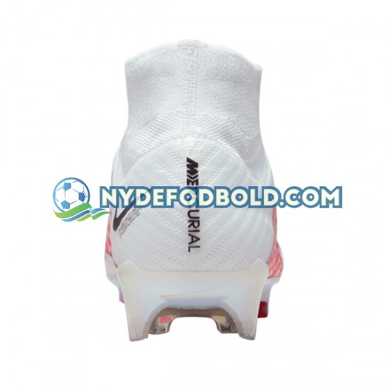 Rød Hvid Fodboldstøvler Nike Air Zoom Mercurial Superfly IX Elite FG