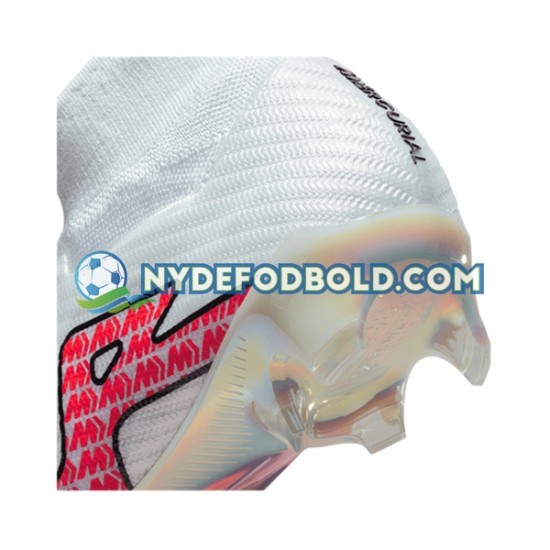 Rød Hvid Fodboldstøvler Nike Air Zoom Mercurial Superfly IX Elite FG