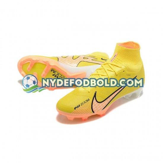 Orange Gul Fodboldstøvler Nike Air Zoom Mercurial Superfly IX Elite FG