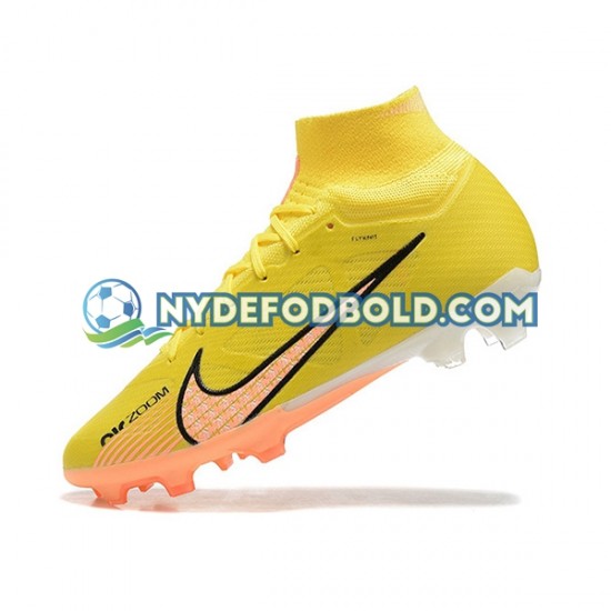 Orange Gul Fodboldstøvler Nike Air Zoom Mercurial Superfly IX Elite FG