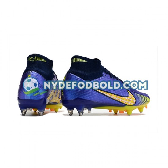 Blå Gul Fodboldstøvler Nike Air Zoom Mercurial Superfly IX Elite SG