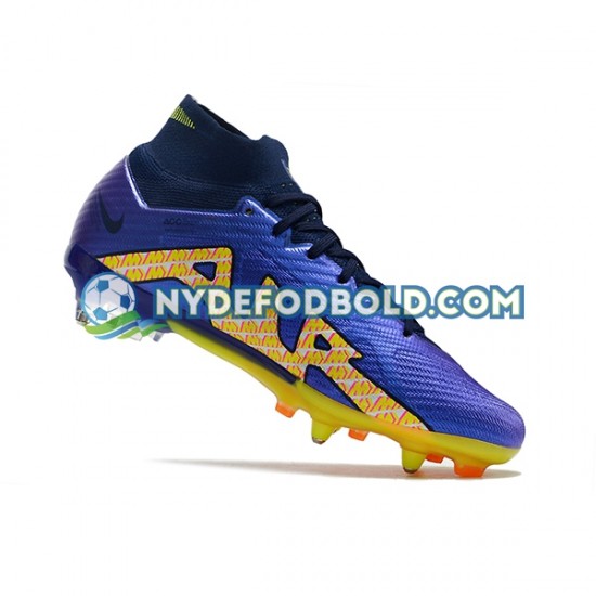 Blå Gul Fodboldstøvler Nike Air Zoom Mercurial Superfly IX Elite SG