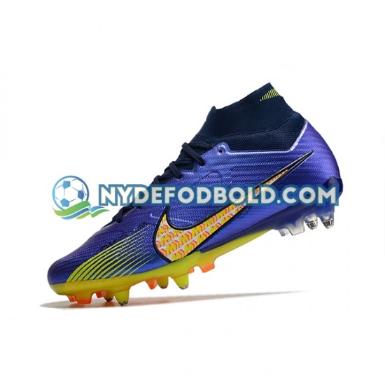 Blå Gul Fodboldstøvler Nike Air Zoom Mercurial Superfly IX Elite SG