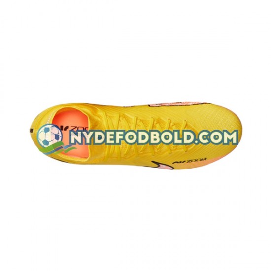 Lyserød Gul Fodboldstøvler Nike Air Zoom Mercurial Superfly IX Elite SG Pro AC Lucent