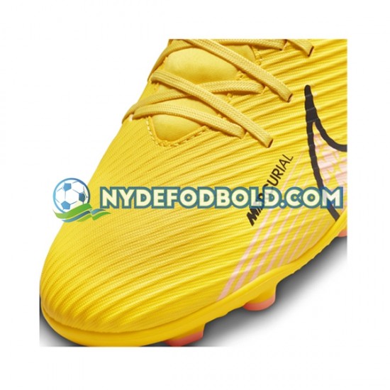 Lyserød Gul Fodboldstøvler Nike Air Zoom Mercurial Superfly IX Elite SG Pro AC Lucent