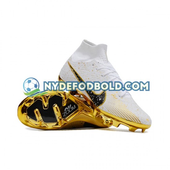 Gul Hvid Fodboldstøvler Nike Air Zoom Mercurial Superfly IX Elite