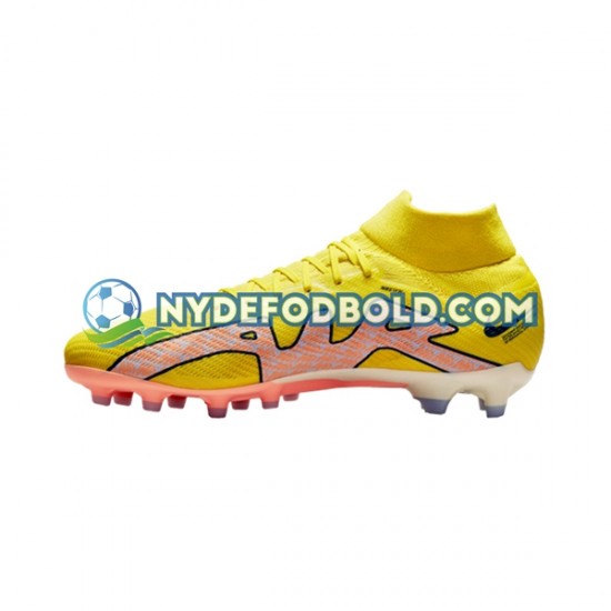 Lyserød Gul Fodboldstøvler Nike Air Zoom Mercurial Superfly IX Pro AG Pro AG Pro Lucent