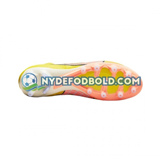 Lyserød Gul Fodboldstøvler Nike Air Zoom Mercurial Superfly IX Pro AG Pro AG Pro Lucent