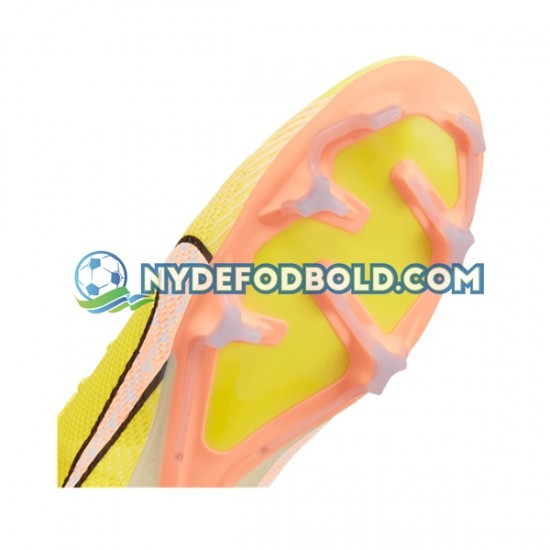 Lyserød Gul Fodboldstøvler Nike Air Zoom Mercurial Superfly IX Pro FG Lucent