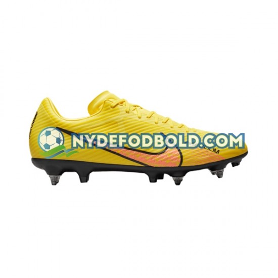 Lyserød Gul Fodboldstøvler Nike Air Zoom Mercurial Vapor XV Academy SG Pro AC Lucent