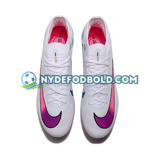 Lilla Lyserød Hvid Fodboldstøvler Nike Air Zoom Mercurial Vapor XV Elite AG
