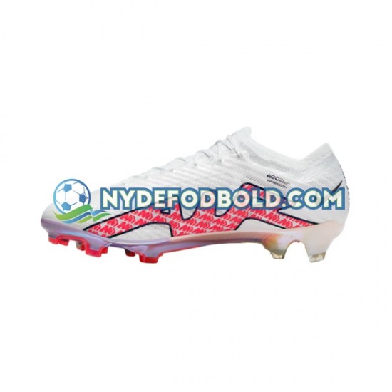 Rød Hvid Fodboldstøvler Nike Air Zoom Mercurial Vapor XV Elite FG