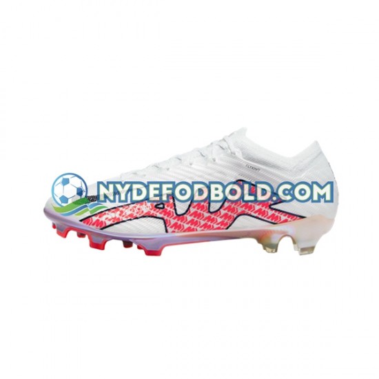 Rød Hvid Fodboldstøvler Nike Air Zoom Mercurial Vapor XV Elite FG