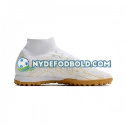 Gul Fodboldstøvler Nike Air Zoom Mercurial Vapor XV Elite TF Fotballsko Hvit