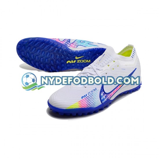 Blå Hvid Fodboldstøvler Nike Air Zoom Mercurial Vapor XV Elite TF