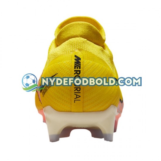 Lyserød Gul Fodboldstøvler Nike Air Zoom Mercurial Vapor XV Pro FG Lucent