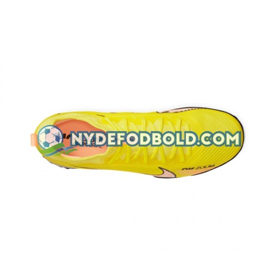 Lyserød Gul Fodboldstøvler Nike Air Zoom Mercurial Vapor XV Pro TF Lucent
