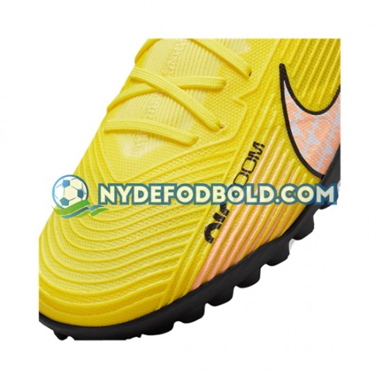 Lyserød Gul Fodboldstøvler Nike Air Zoom Mercurial Vapor XV Pro TF Lucent