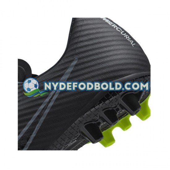 Grå Sort Fodboldstøvler Nike Air Zoom Mercurial Vapor XV Shadow Academy AG