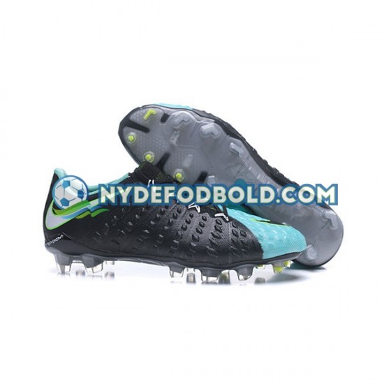 Blå Sort Fodboldstøvler Nike HyperVenom Phantom III Elite FG
