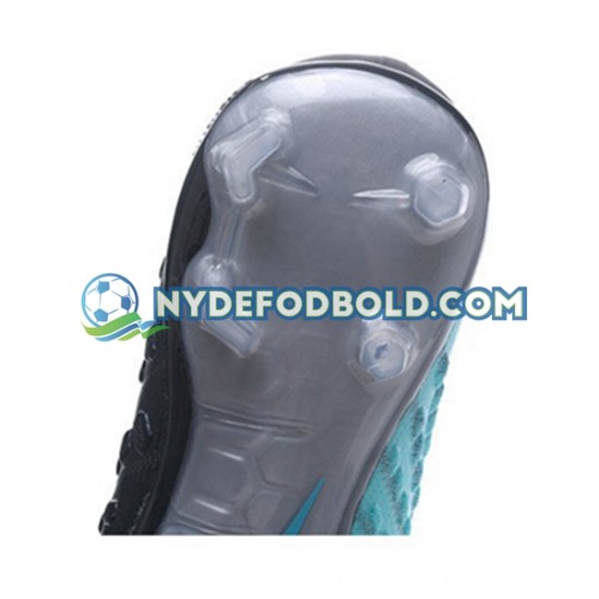 Blå Sort Fodboldstøvler Nike HyperVenom Phantom III Elite FG