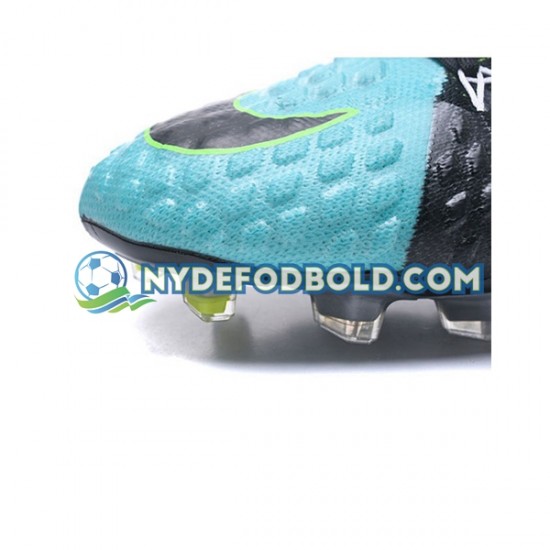 Blå Sort Fodboldstøvler Nike HyperVenom Phantom III Elite FG