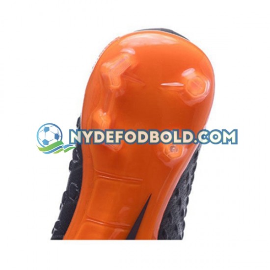 Orange Sort Fodboldstøvler Nike HyperVenom Phantom III Elite FG