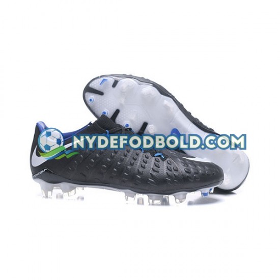Hvid Sort Fodboldstøvler Nike HyperVenom Phantom III Elite FG