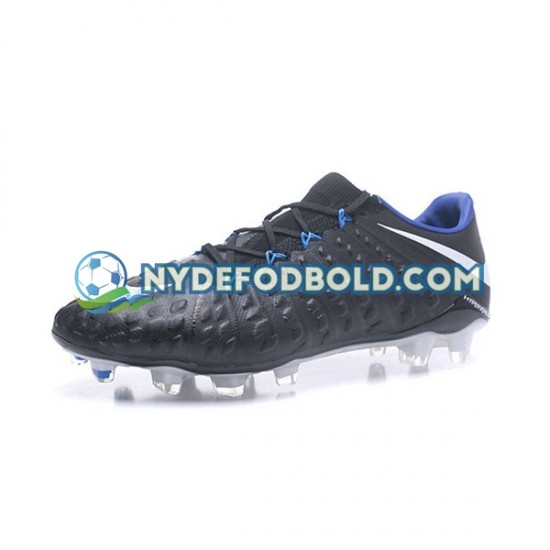 Hvid Sort Fodboldstøvler Nike HyperVenom Phantom III Elite FG