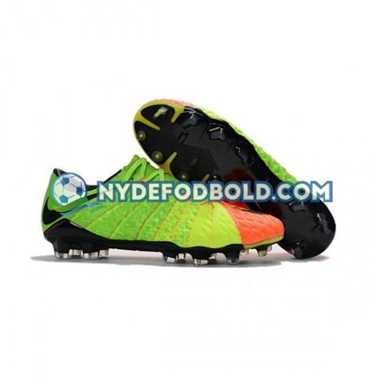 Orange Grøn Fodboldstøvler Nike HyperVenom Phantom III Elite FG